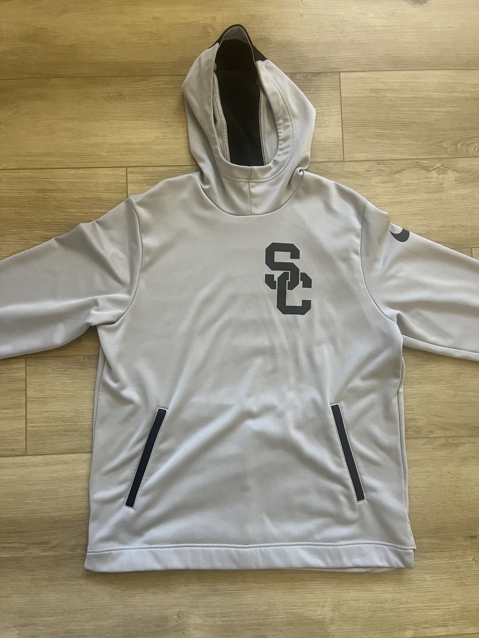 Nike Grey USC Trojans Pullover Hoodie