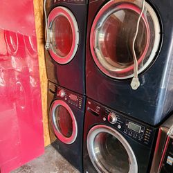 LG WASHER AND ELECTRIC DRYER SUPERCACITY