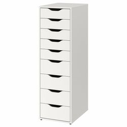 Drawer unit with 9 drawers