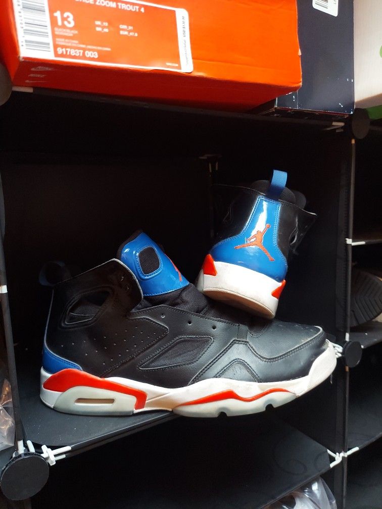 Size 13 - Jordan Flight Club 91 Black Royal Orange