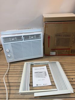 5000 BTU Window Air Conditioner, AC Window Unit Up to 150 Sq.Ft, 2 Cooling & Fan Speeds,51DB Ultra-Quiet, Mechanical Controls, Air Conditioner for Bed
