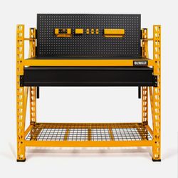 DeWalt Workbench 2-Shelf Industrial Storage Rack W/ Drawer