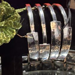 Robert Lee Morris Silver-Tone Cuff Bracelet Set