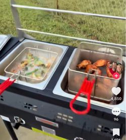 Dual Basket Outdoor Deep Fryer