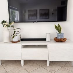 White TV Stand