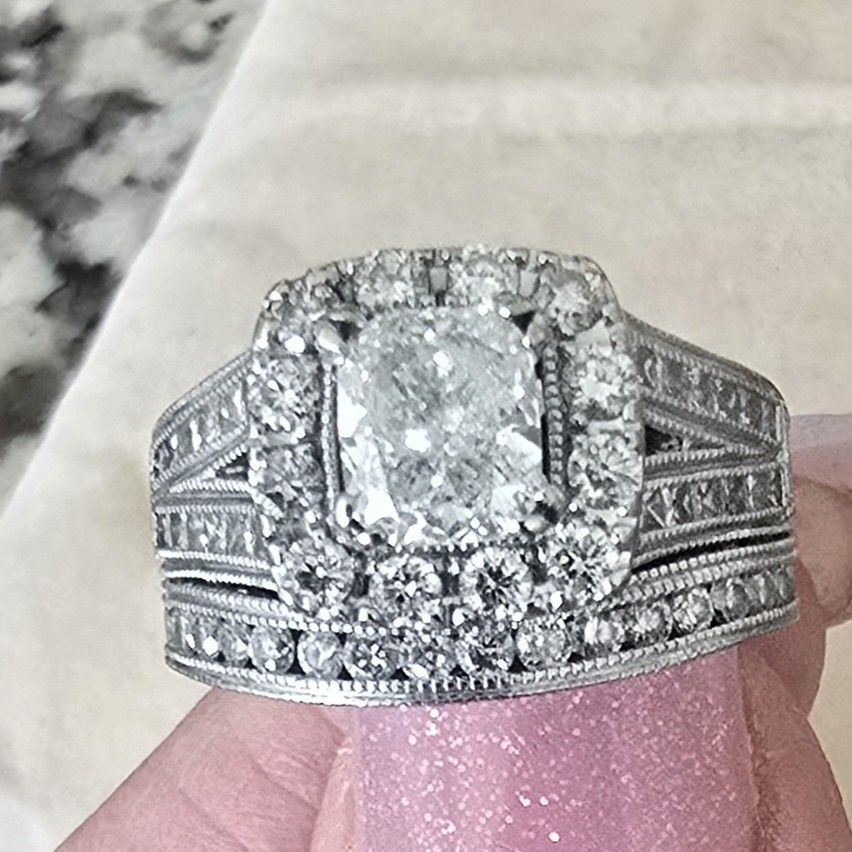 Neil Lane Engagment And Wedding Ring Set