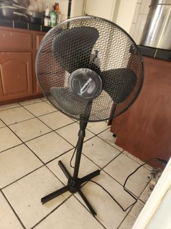 Brentwood Kool Zone 3 Speed 16" Oscillating Standing Fan