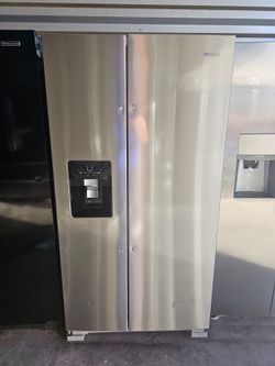 Whirlpool Refrigerator Side By Side Fridge Stainless 