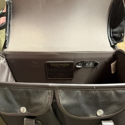 Triumph Motor Cycle Saddle Bag