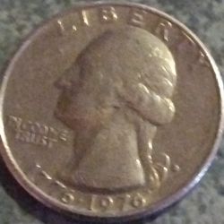 1976 Bicentennial 40% Silver Quarter With DDO Filled D Error