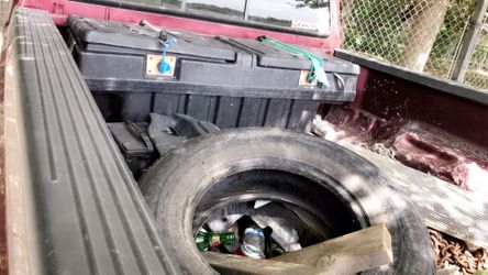 Work box plastic truck toolbox
