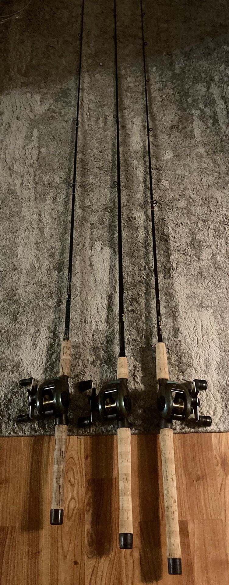 RH & LHx2 “Greenie” Curados on Classic Made in USA Castaway & All Star Classic Rods $100 for combo