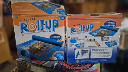 2 roll up puzzle boards