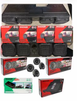 JEEP GLADIATOR FULL BASS AND VOICE PACKAGE KICKER AUDIO INSTALLED