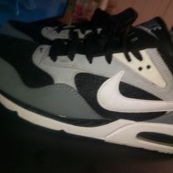 Black And White And Grey Colorway Nike Air Maxes 