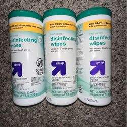3 Pack Disinfectant Wipes 