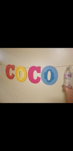 Coco theme birthday party decorations- banner