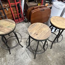 Heavy Duty Adjustable Bar Stools