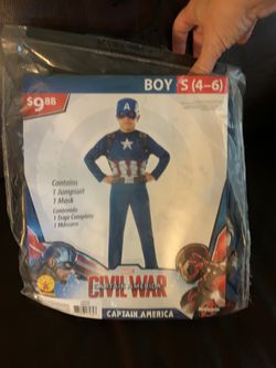 Brand New Captain America Costume