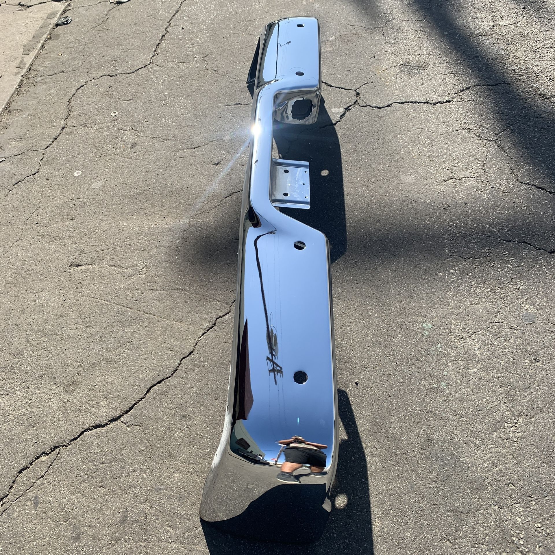 Dodge Ram Rear Bumper OEM 2009 2010 2011 2012 2013 2014 2015 2016 2017 2018 (sensor holes)