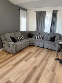 Grey sofa