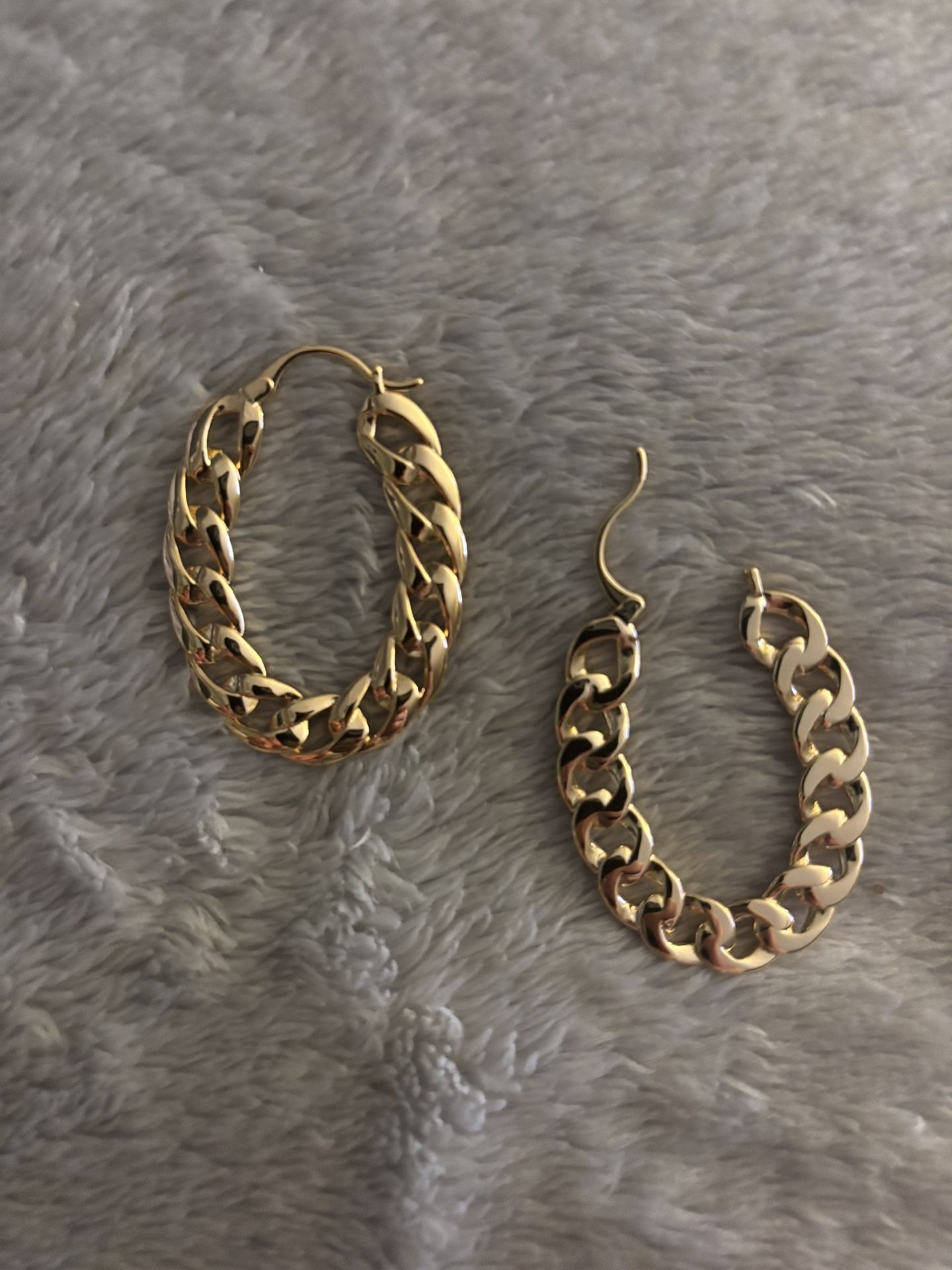 Gold Chain Earrings 