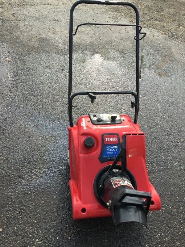 Toro power clear 210r snow blower