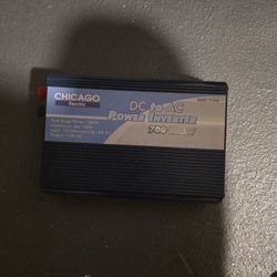 Chicago Electric 700W DC to AC Power Inverter 12V Car Truck Converter Model 91848