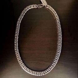 Price Just Dropped: Men's Flat Cuban Chain Necklace- 24" (11mm) in Stainless Steel (Pick up🛒 In Bellevue) *Check out my Other Posts 🎁