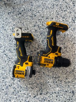 Dewalt 1/4 inch impact and 1/2 inch drill driver