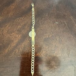 14k Gold ID Bracelet  ( No Name) 