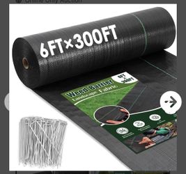 NEW 6FT x 300FT Heavy Duty Weed Barrier Fabric