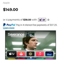Brand New Apple TV With Ethernet 