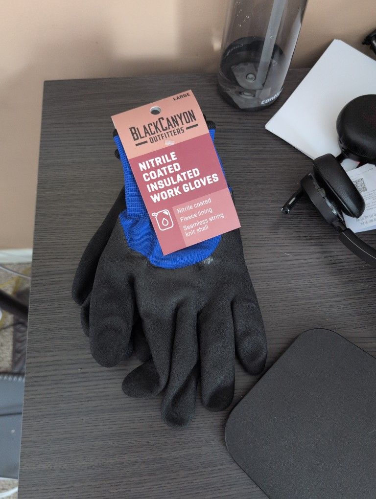 Black Canyon Outfitters Insulated Nitrile Work Gloves - Large