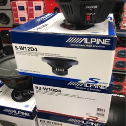 Alpine S-w12d4 On Sale Today