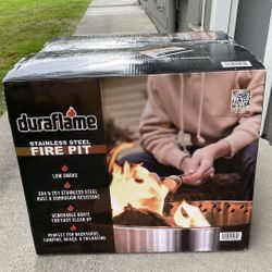 Duraflame Stainless Steel Fire pit 