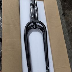 Monark Double Springer Fork EBIKE Electric  Beach Cruiser 