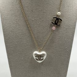 Pearl Heart Necklace  