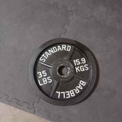 Olympic Weight 35lb Single 