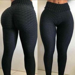 Black Texture Leggings (NEW All Sizes)