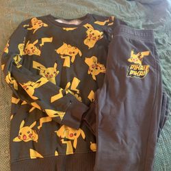 Like New Pokémon Sweatshirt And Pants (M)