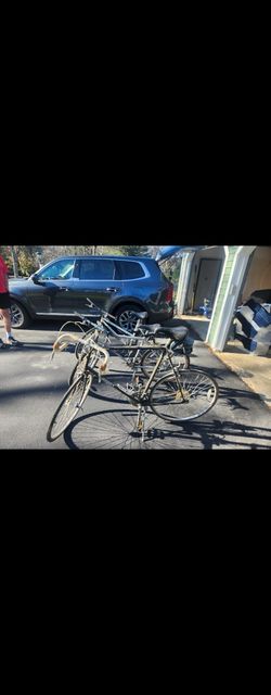 2 vintage english racing bikes