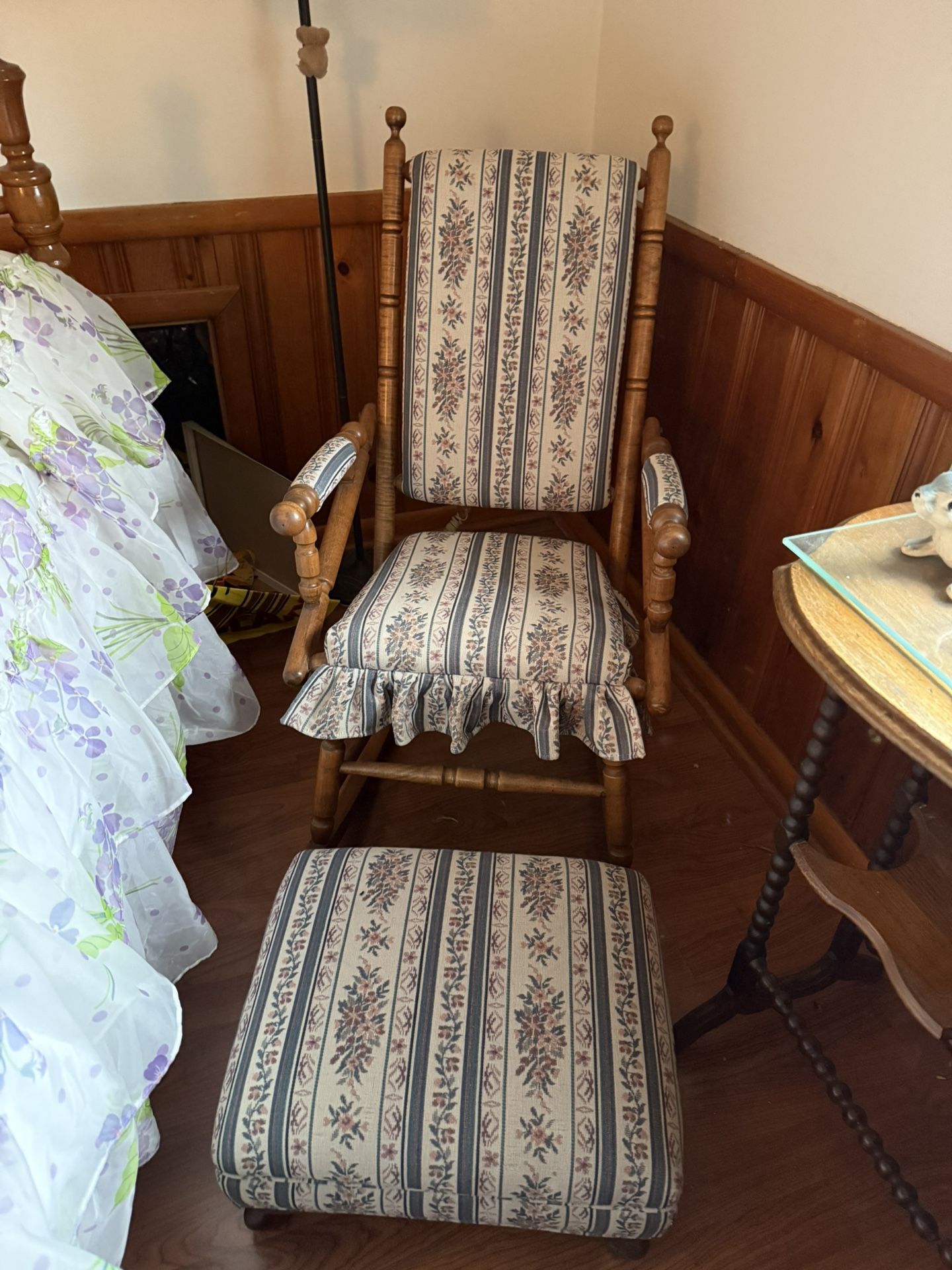 Rocking Chair & Stool