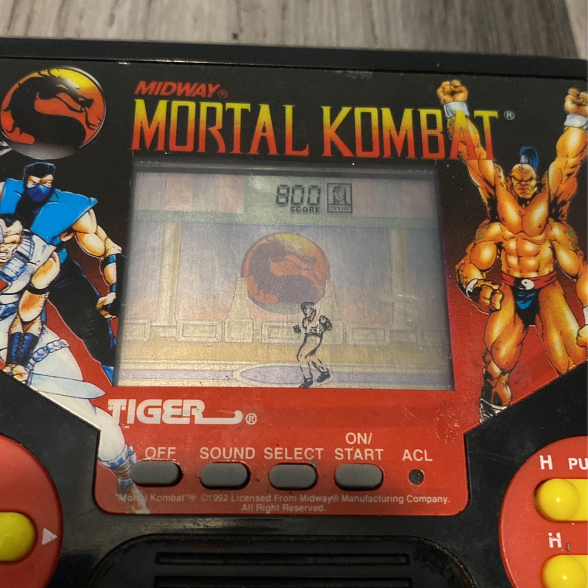 Tiger electronics mortal kombat deals