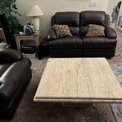Beautiful two Piece Marble Living Room Coffee Table 