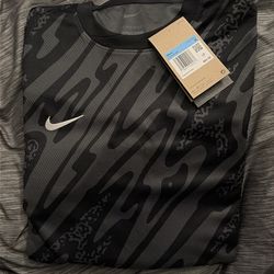 Black Nike Dri fit Goalkeeper jersey