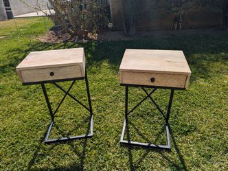 Pair of end tables