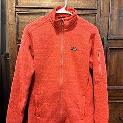 Women’s Red Patagonia Zip Up Size M
