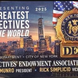 New 2025 NYC DEA-PBA Card