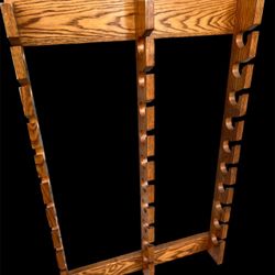 Large Hat Rack, Tie Rack, Utility Rack - Real Wood